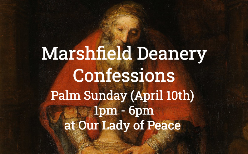 Deanery Confessions on Palm Sunday